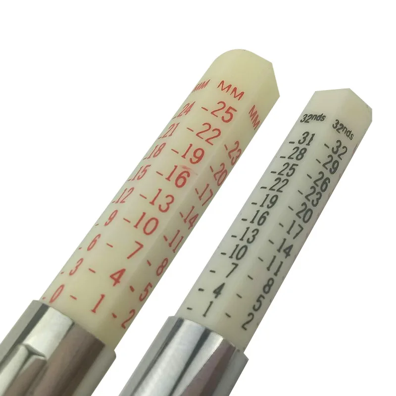 Высокое качество металла шин узор глубиномера штангенциркуль 0 25 мм