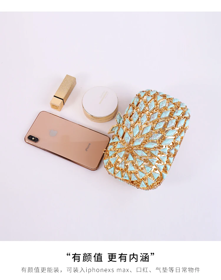 Вечерняя сумочка-Кошелек из натурального камня и зеленого агата ручная