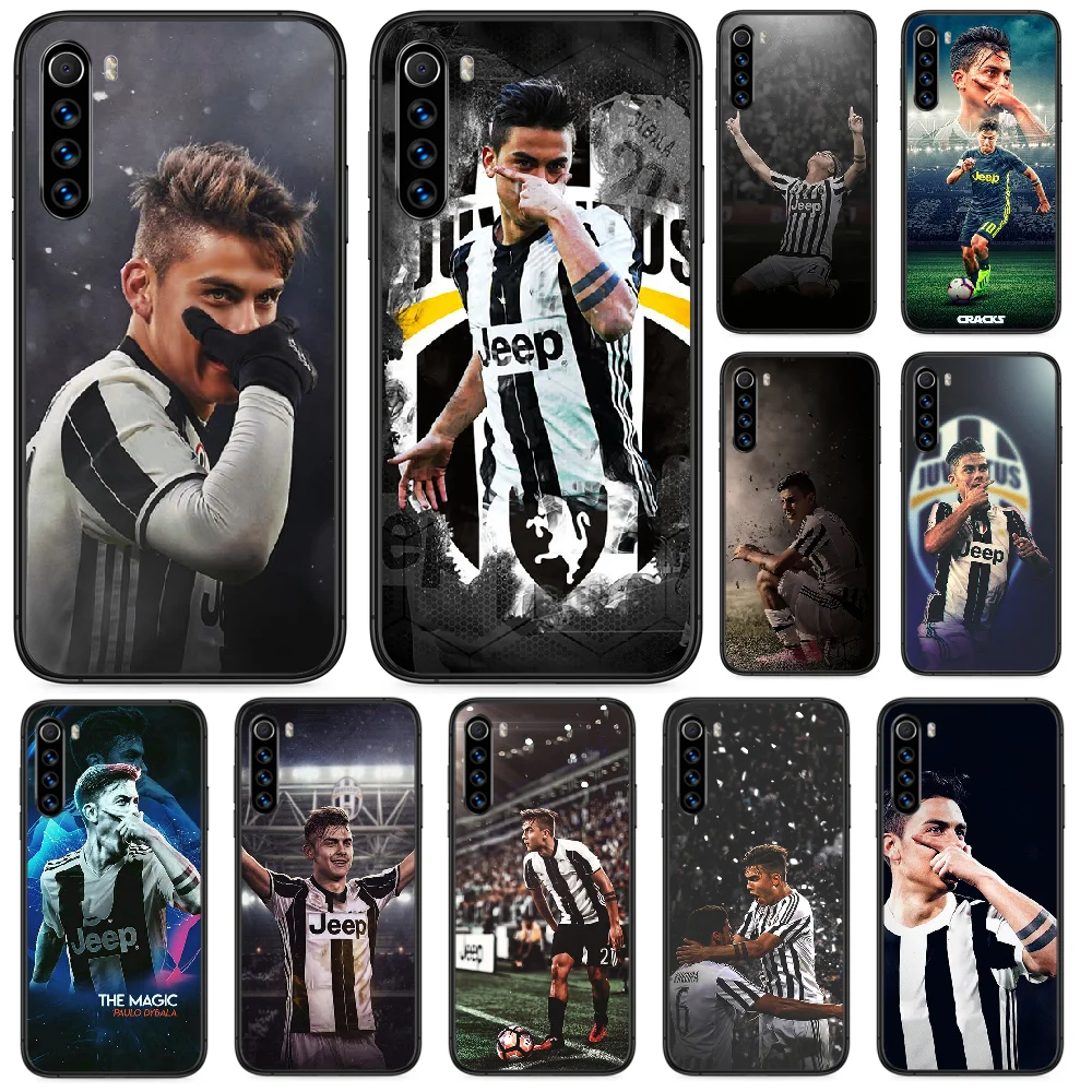 Чехол для телефона Paulo Dybala football 10th Xiaomi Redmi Note 4A 4X 5 6 6A 7 7A 8 8A 4 5A 8T Plus Pro black prime