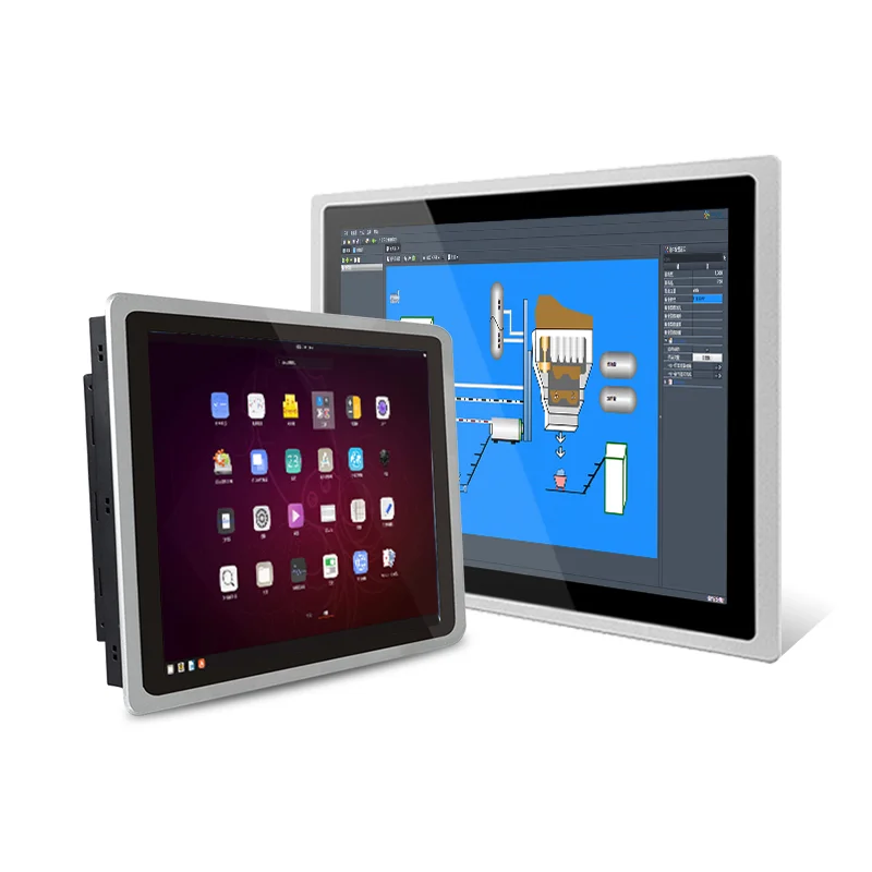Billig 10.4/12.1/15/17/19 ''industrial Alle In Einem Pc Mit Kapazitiver Touch Bildschirm Eingebettet Touch Panel Tablet Pc Für Linux/Win10pro