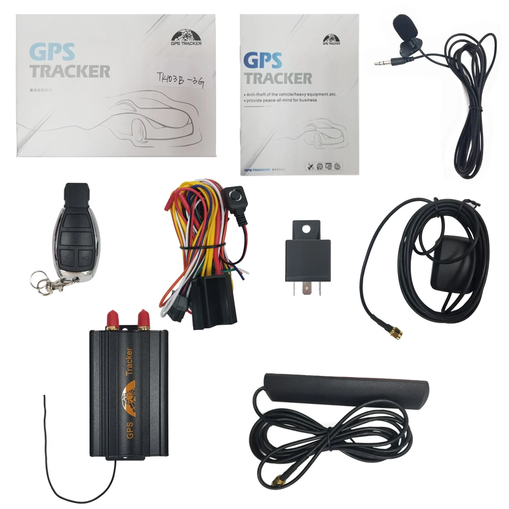 Gps 103B-3g gps трекер для транспортного средства 3g отслеживание в реальном времени локатор Поддержка дистанционного управления Отключение масла/питания ACC Рабочая сигнализация