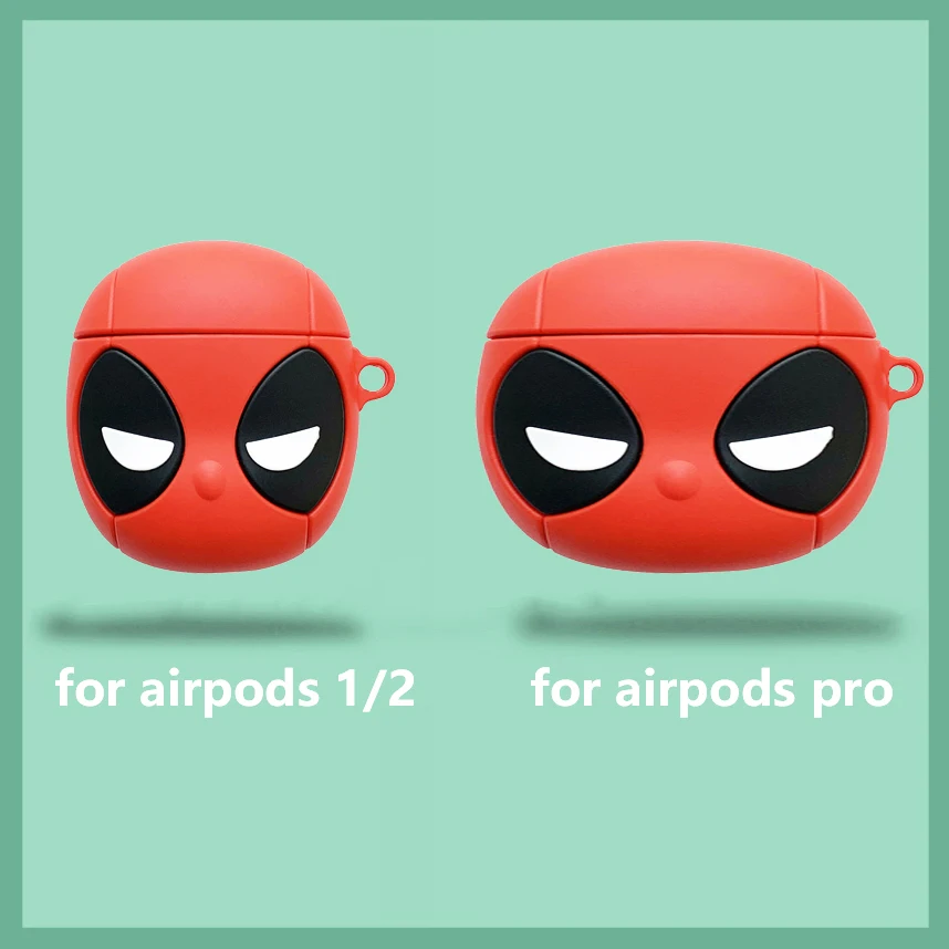 

He Avengers Deadpool Disney Airpods Pro Case Soft Silicone 3D Cases for Airpods 2 Airpod 1 Cute Fidget Toys