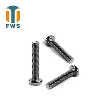 50 pcs m3 304 gbt818 85 din iso 7045 cross recessed pan head screws stainless steel machine phillips wood screws installation