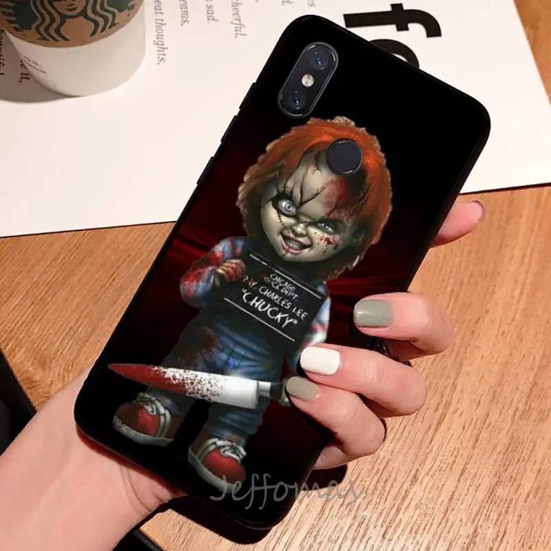 

Chucky Charles Lee Ray horror movie Phone Case For Xiaomi Redmi note 7 8 9 t max3 s 10 pro lite coque shell cover funda