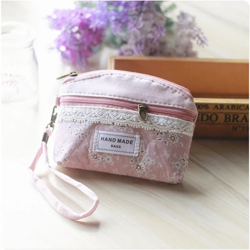 Маленькая кружевная тканевая сумка для женщин новый кошелек мелочи Детский