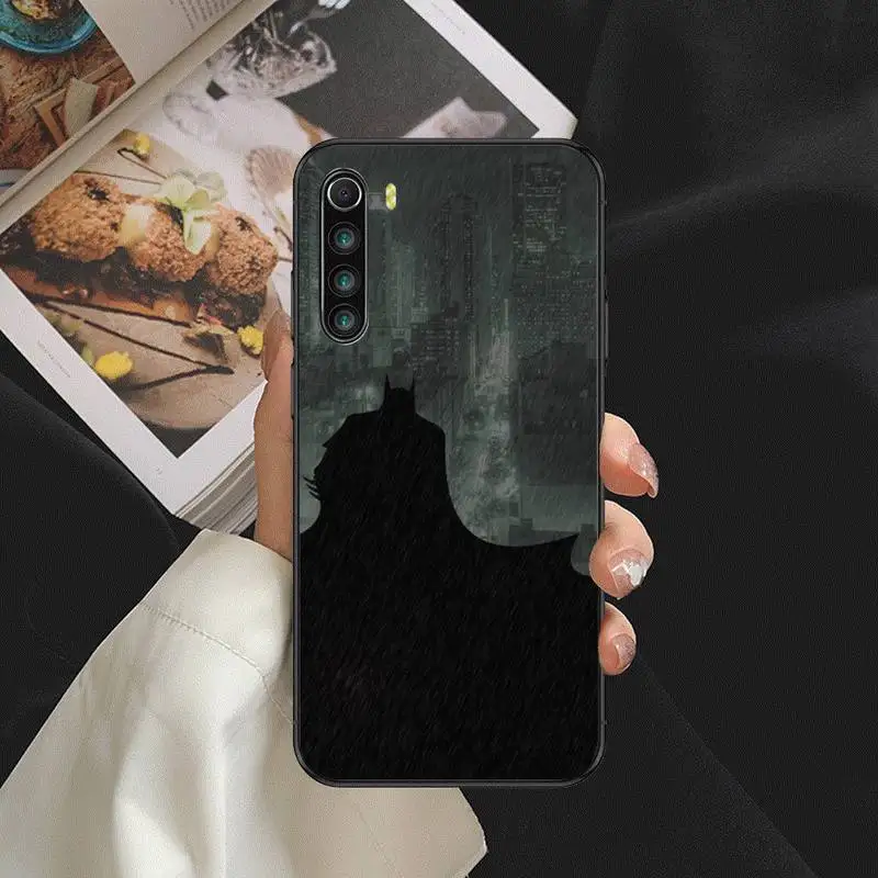 

Steel Bat Phone Case For Redmi note 4 9 6a 4x 7 5 8t 9 plus pro Cover Fundas Coque