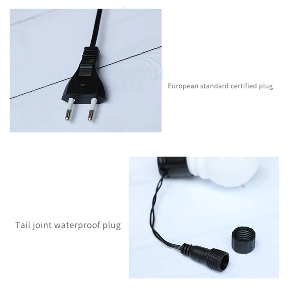 СВЕТОДИОДНАЯ Гирлянда G50 с круглыми лампочками уличный шнурок для сада патио