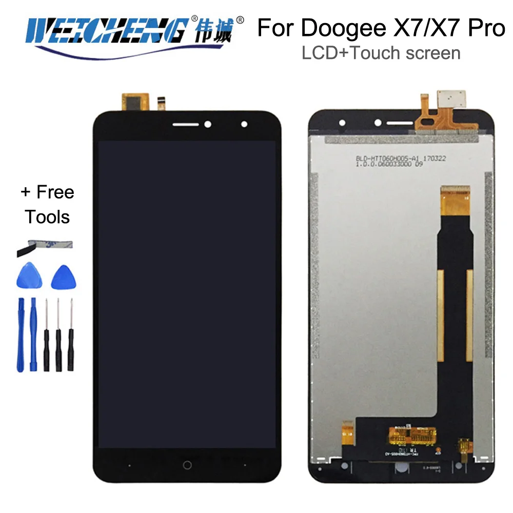 WEICHENG Для DOOGEE X7 Pro ЖК-дисплей и инструмент для ремонта сенсорного экрана в сборе