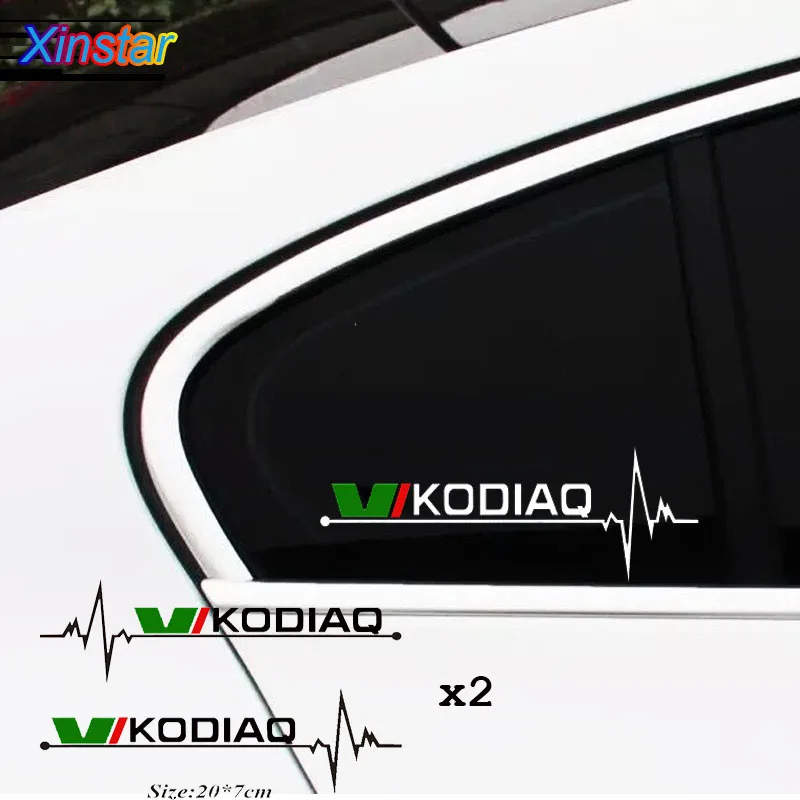 Наклейки на автомобильные окна для Skoda kodiaq 2 шт.|Наклейки автомобиль| |