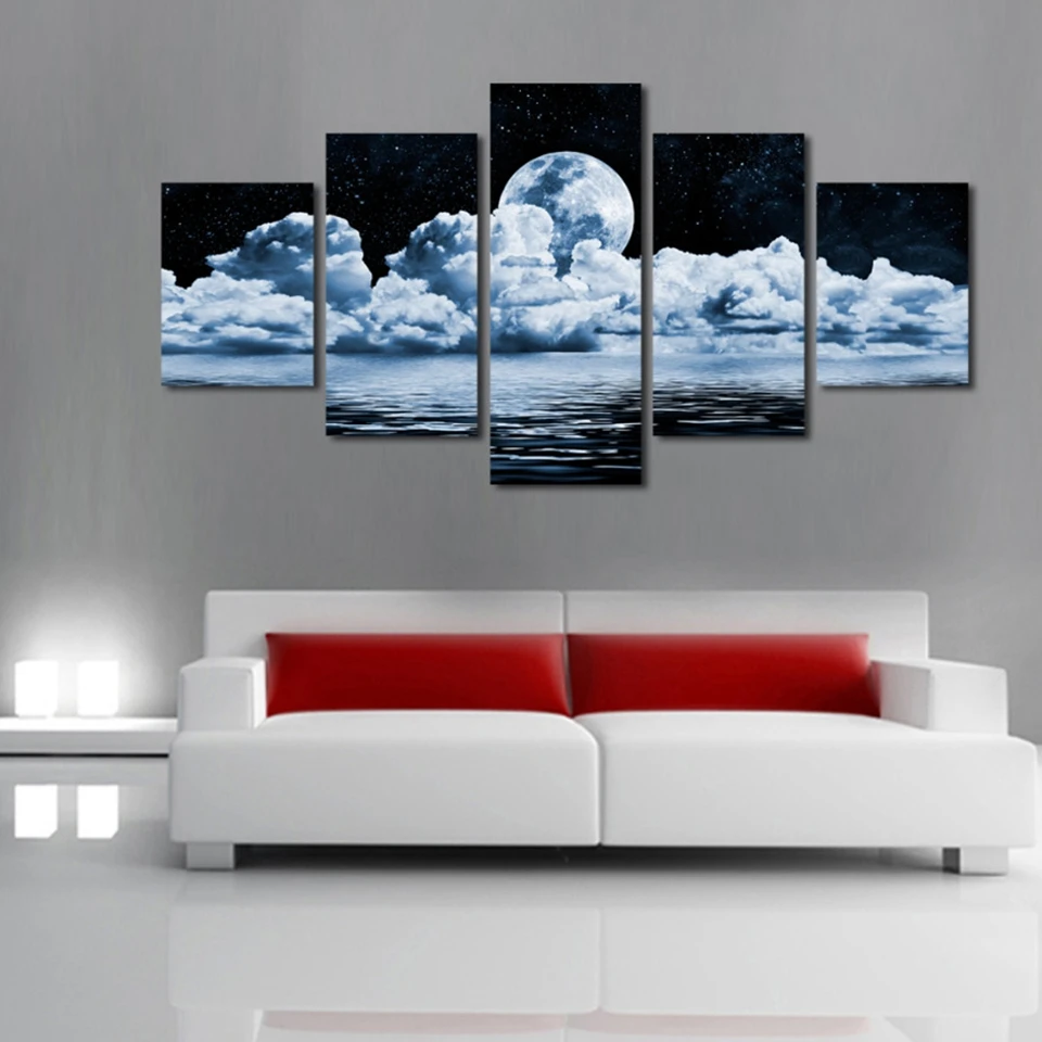 Украшение современное домашнее настенное Искусство Декор рамка картины 5 шт.