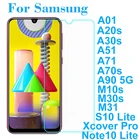 Закаленное стекло для Samsung Galaxy A30 A50 M10 M20 M30 Защитная пленка для экрана для Samsung A9 A7 2018 A9 стеклянная пленка