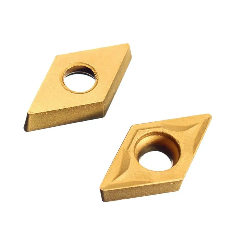

10 Pcs Carbide Metal Knife Insert Lathe Turning Tool DCMT070204 CNC Blade Parts C6UE