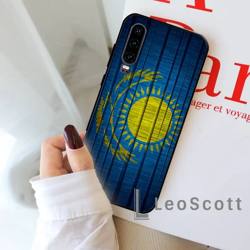 

Kazakhstan flag Phone Cases For Huawei P9 P10 P20 P30 Pro Lite smart Mate 10 Lite 20 Y5 Y6 Y7 2018 2019