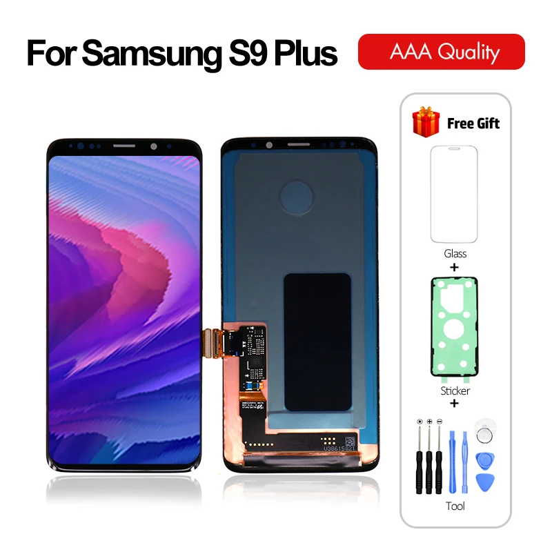 6 2 дюйма для Samsung Galaxy S9 Plus сенсорный ЖК экран дигитайзер с рамкой в сборе смартфон