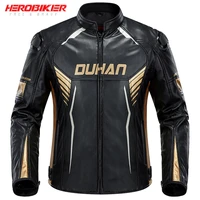 herobiker motorcycle jacket men moto cycling waterproof chaqueta summer jacket jaqueta motocross body protector reflective