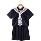 Женская юбка-топ с юбкой, школьная форма для студентов, модель C50178AD