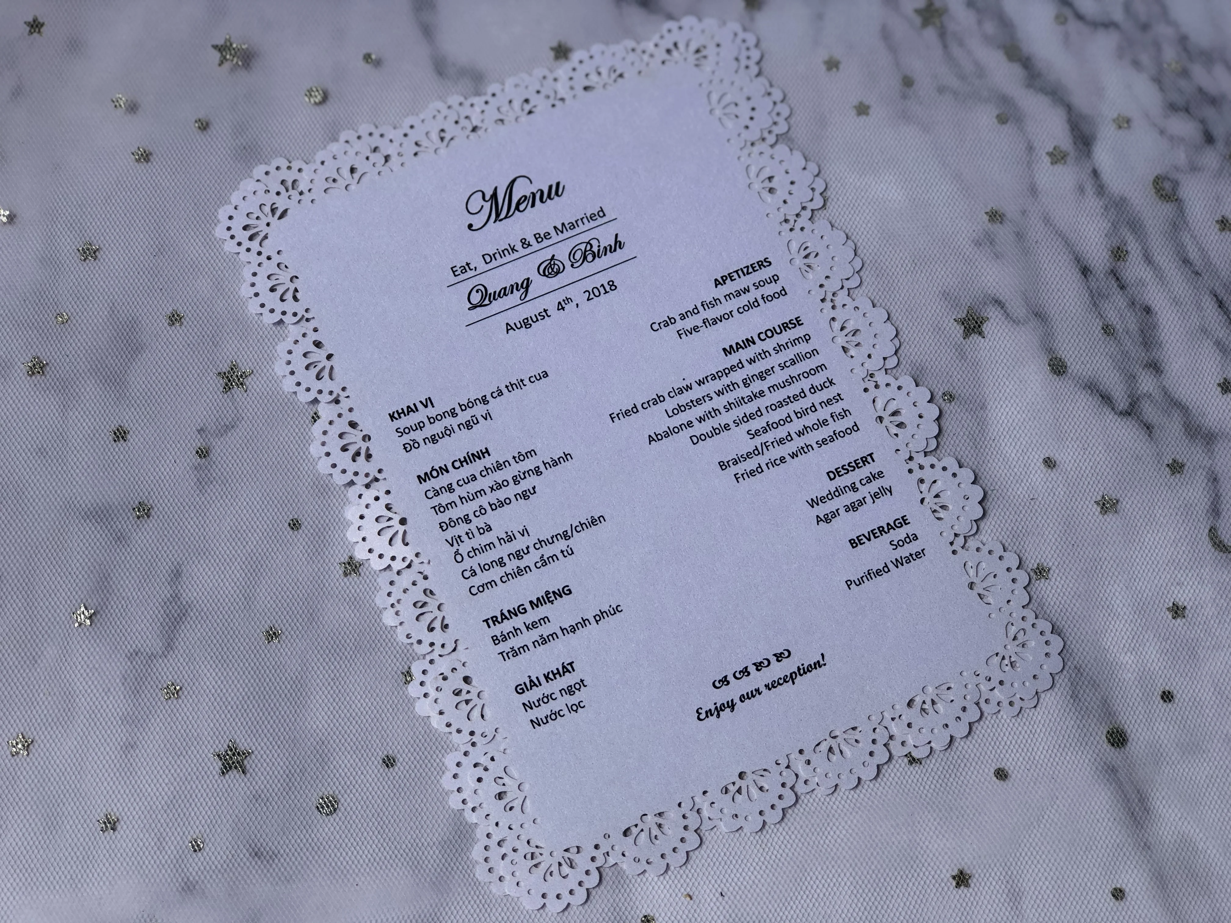 50 шт. лазерная резка настольный меню место карты Свадебная вечеринка Ресторан