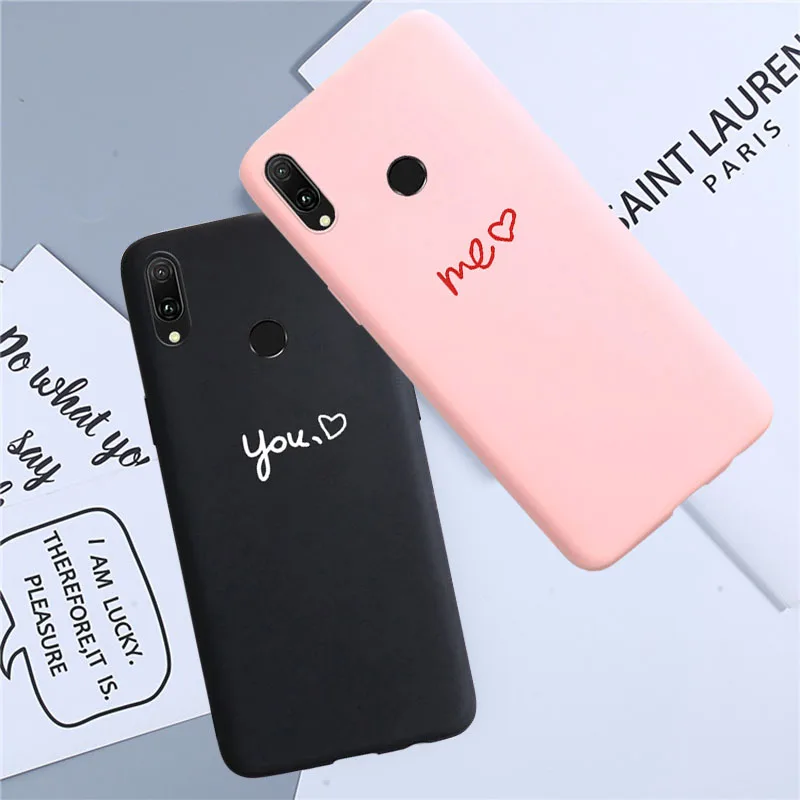 Мягкий чехол Love Heart для Huawei Y9 2019 Y6 Y5 Prime 2018 P20 P9 P10 Mate 10 Lite Honor 9 7C 7A Pro 8X 8C P Smart Z чехлы |