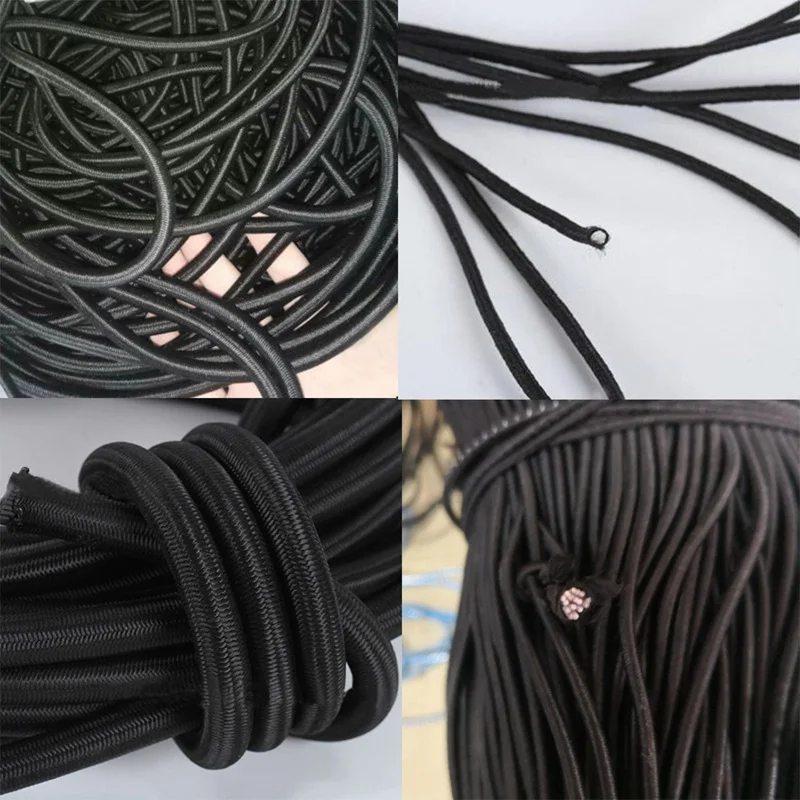 

10 Meters Strong Elastic Rope Bungee Shock Cord Stretch String for DIY Jewelry Making Outdoor Project Tent Kayak Boat Backage