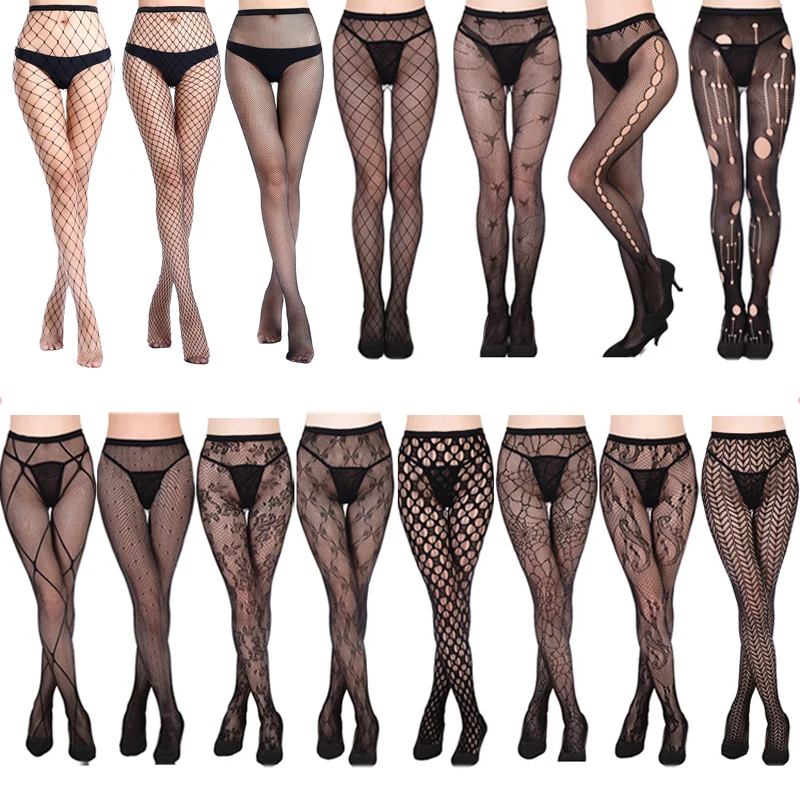 Сексуальные чулки в сеточку эротическое соблазнительное женское нижнее белье