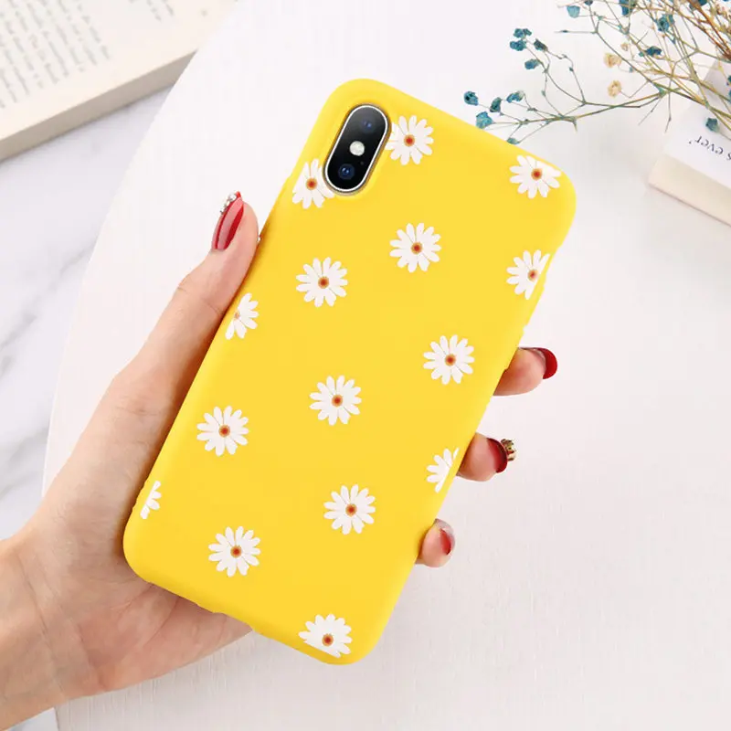 6680Y Чехол для телефона Moskado Flowers для iPhone 11 Pro X XR XS Max 7 8 6 6s Plus 5 5S SE Хризантема Цветочный Мягкий ТПУ силиконовый чехол - Цвет: 6680Y