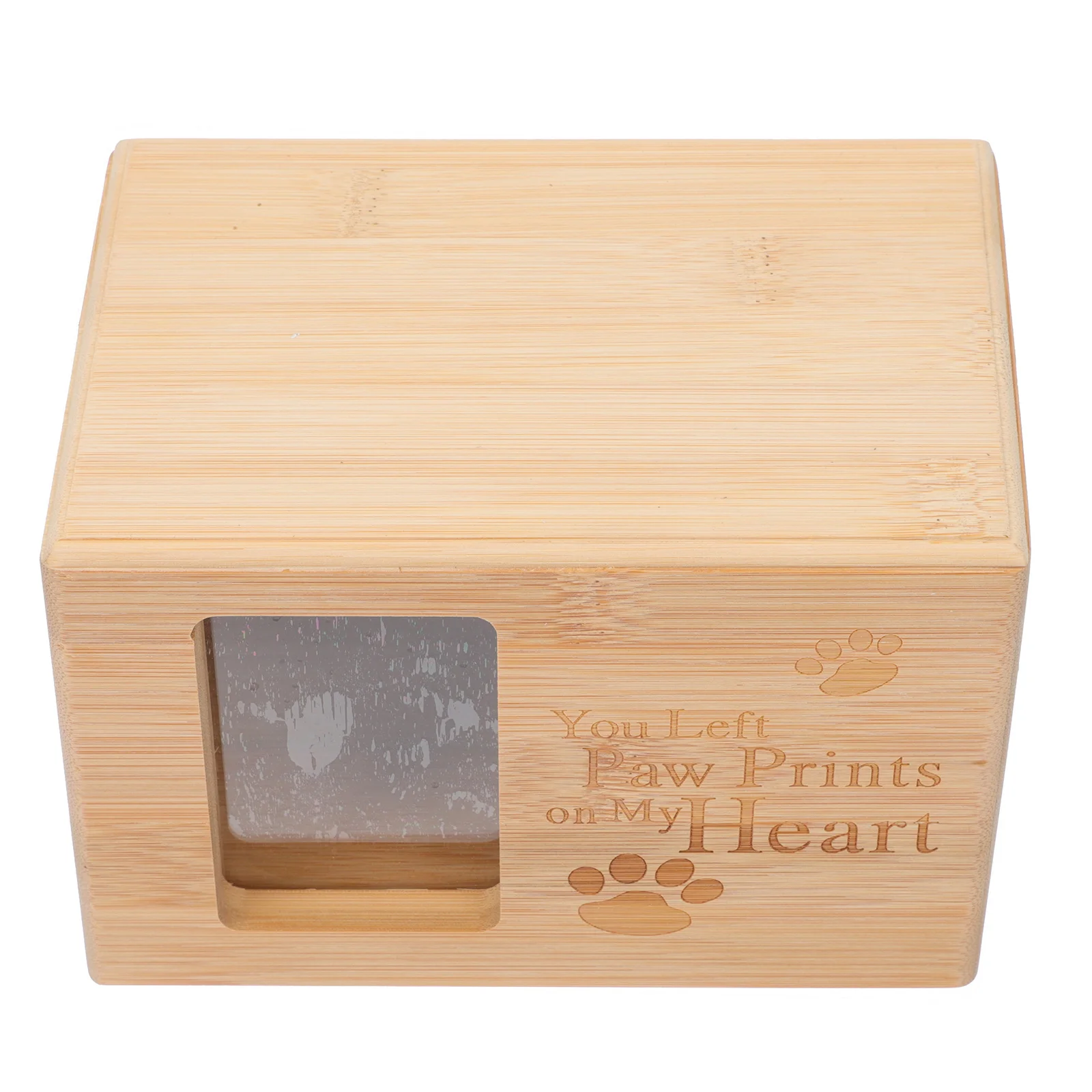 

1Pc Pet Cremation Urns Dogs Ashes Cremation Box Bamboo Pet Urns Cinerary Casket