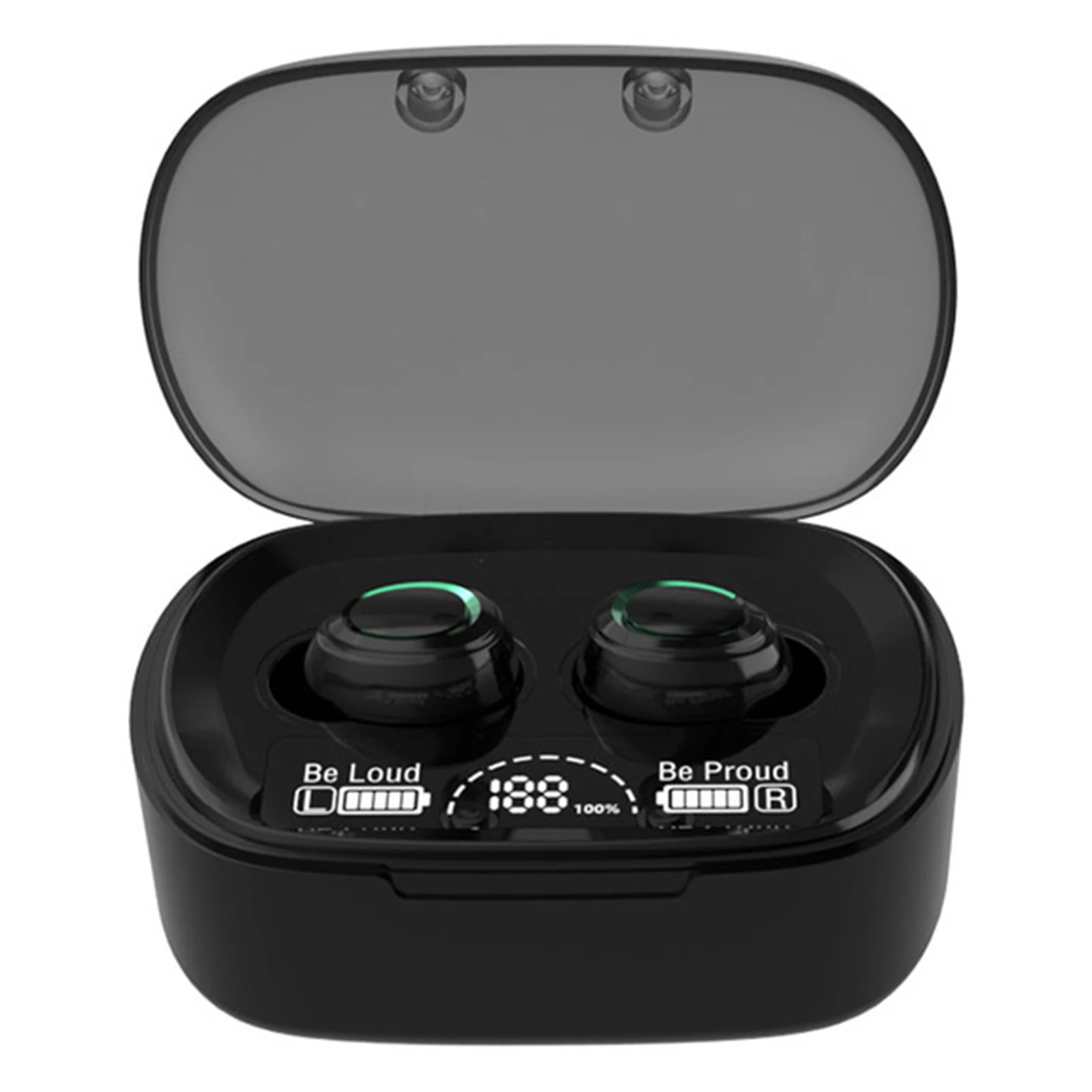 

Беспроводные наушники MD06 с поддержкой Bluetooth 5,1, водонепроницаемость IPX3, цифровой дисплей, Автоматическое Сопряжение, ударные басы, шумопода...