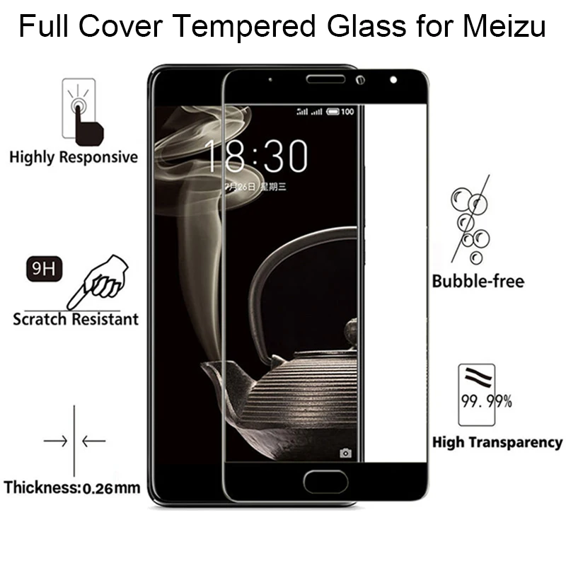 9D Защитное стекло для Meizu 15 Plus U10 U20 Pro 5 6 пленка 7 MX5 MX6|Защитные стёкла и плёнки
