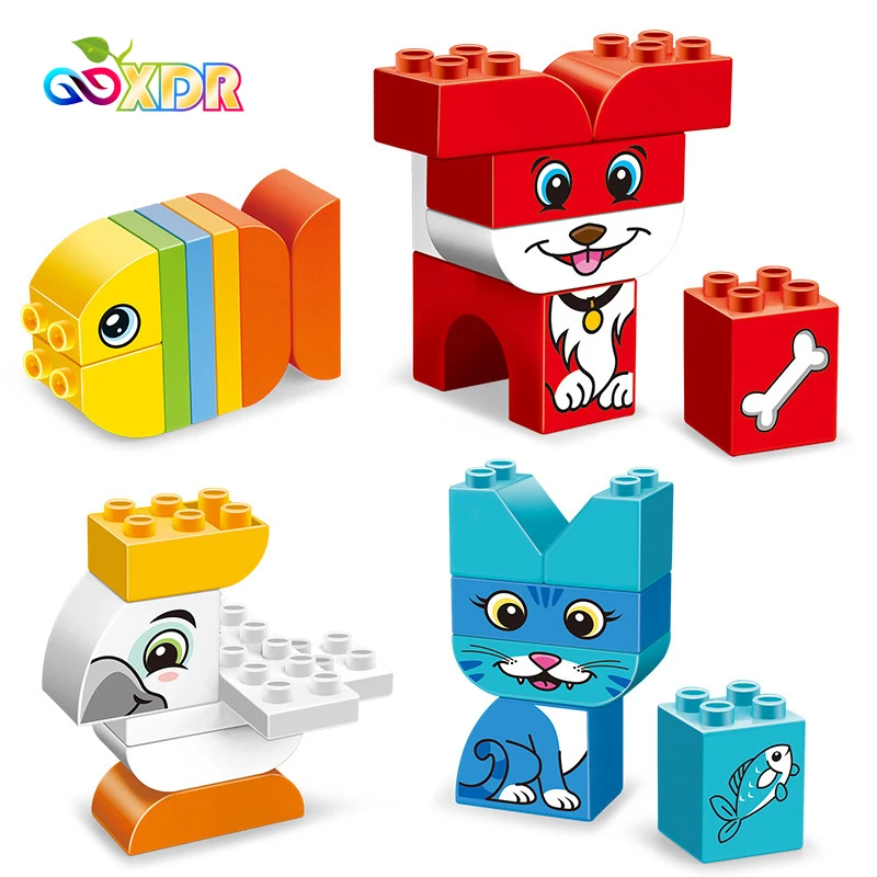 Блоки для сборки животных совместимые с большими размерами | Игрушки и хобби