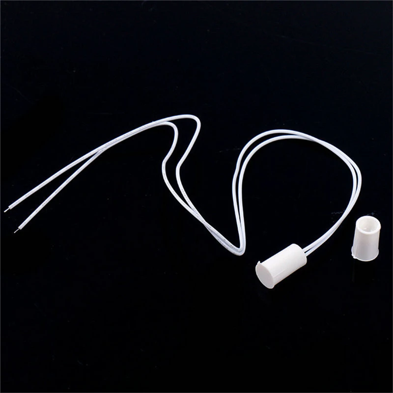 Hot Sale 5 Pairs DC 12V White Wired Home Doors And Windows Sensor Embedded Magnetic Contacts Security Reed Switch Alarm | Безопасность и