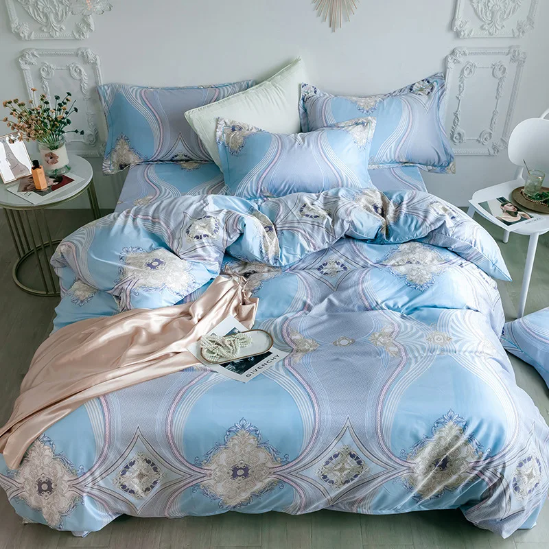 Украшение для спальни из четырех предметов шелковое высококачественное