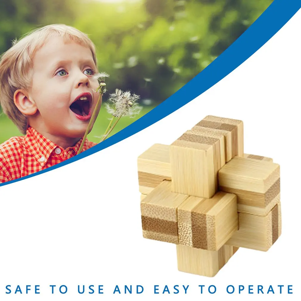 

Luban Lock 3D Wooden Toy Natural Environmental Protection Wear-resistant Waterproof Children's And Adult Educational Toys