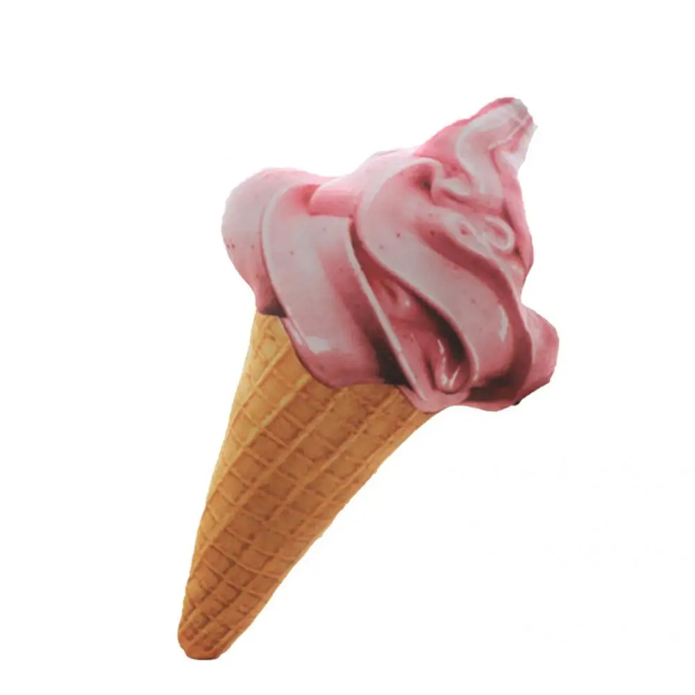 

Long Lasting Unique Creative Ice Cream Shape Stuffed Doll PP Cotton Pillow Cute for Decoration