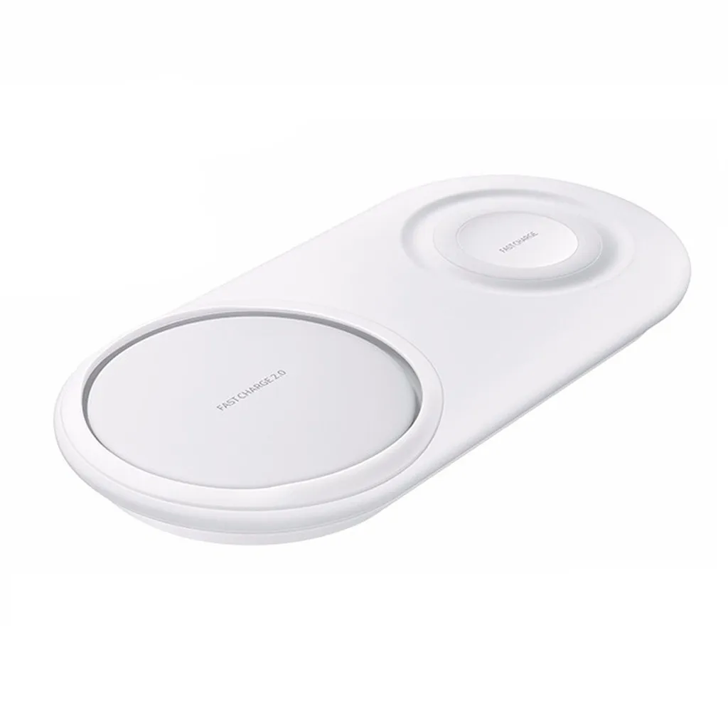 2 In 1 Fast Charging Wireless Charger Pad For Samsung Galaxy S10/S10+ S2/S3 Watch Ultrathin Lightweight #20 | Электроника