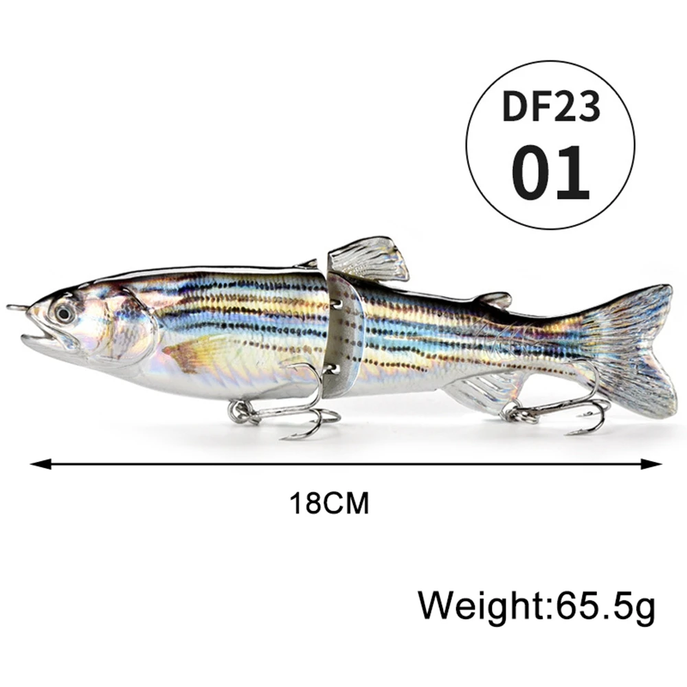 

1PCS 18cm Artificial Fishing Lure With Metal Hook Fishing Hard Bait Tackles For Trout Outdoor Fishing Lovers Accessories