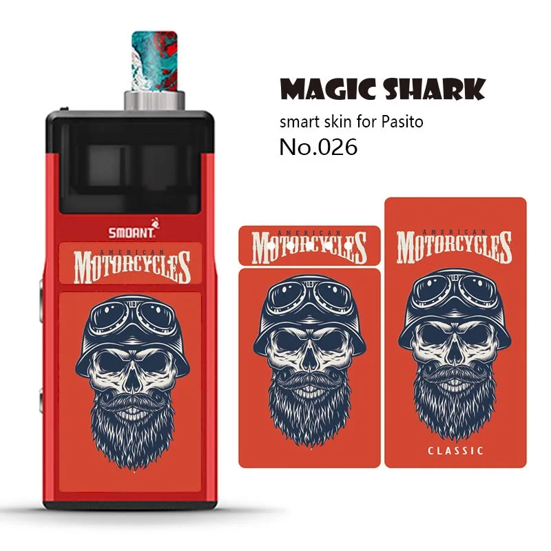 Maigc Shark 2.5D матовый стерео Череп Зомби бабочка Плетеный Цветок Наклейка чехол