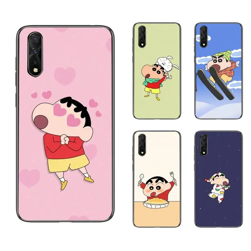 

Cartoon Crayons Shin cute Chan Phone Case For vivo Y53 Y55 Y66 Y67 Y69 Y71 Y75 Y79 Y81 Y83 Y85 Y91 Y81S Y97 x9s x20 plus cover