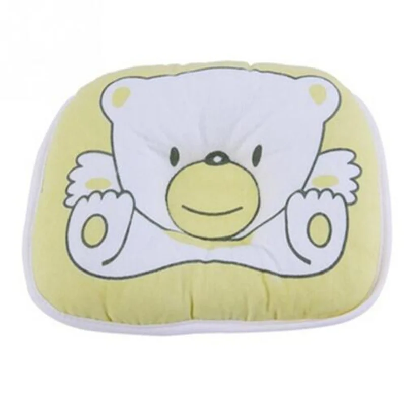 Подушка для младенцев из хлопка подушка с плоской головкой плюшевая коррекции