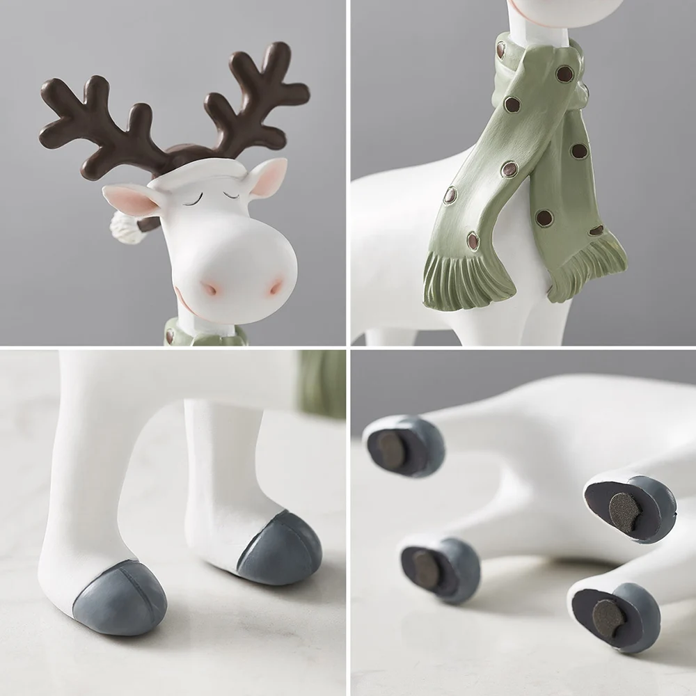 Скандинавская симпатичная Фотополимерная статуя животного аксессуары для