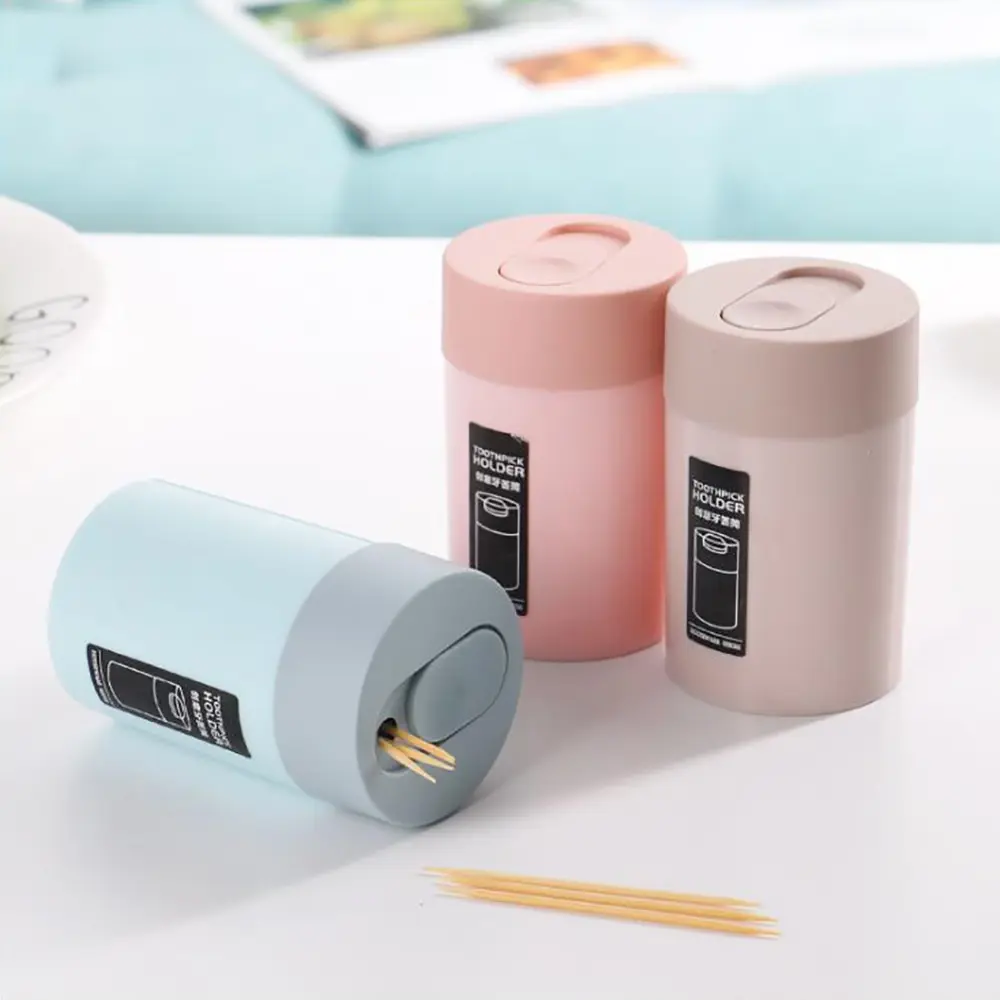 

1 шт. коробка для зубочисток, креативное ведро для зубочисток, бытовой Держатель Для Зубочисток
