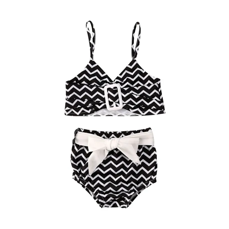 

Fashion Kids Baby Girl Striped Swimsuit Split Two Pieces Swimwear Swimming Bathing Suit Bikini Summer Holiday Swimming Clothing