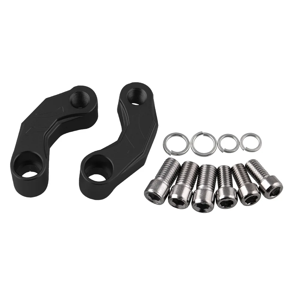 Motorcycle Mirror Riser Extension Bracket Adapter For Bmw R1200Gs Lc/Adv 13-18 R Ninet/R1200R Premium Cnc Aluminum Alloy Black | Автомобили
