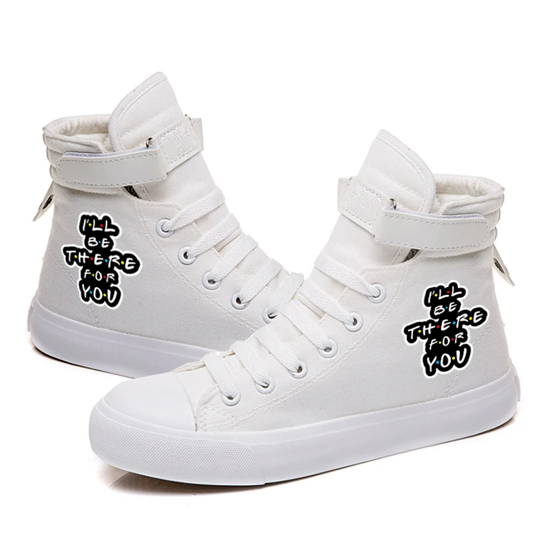 

US TV Show Friends 3D Printed Hip Hop Canvas Fashion Sneakers Men Unisex Streetwear Casual Sport Women Shoes Autumn Winter