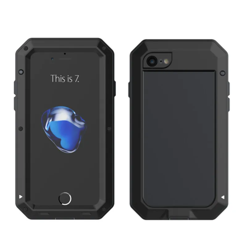 Чехол на iPhone Heavy Duty противоударный алюминиевый чехол для 11 Pro Max XR XS MAX 6 6S 7 8 Plus X 5S 5 |