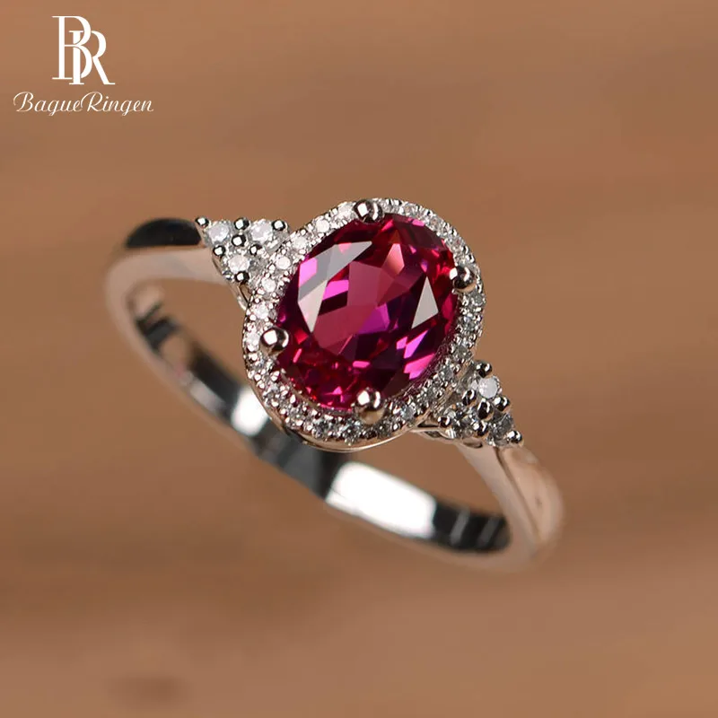 ORSA JEWELS Серебро 925 женское ожерелье круглый кулон красный камень гранат 18 K позолоченная цепочка Ювелирные изделия из стерлингового серебра OSN154