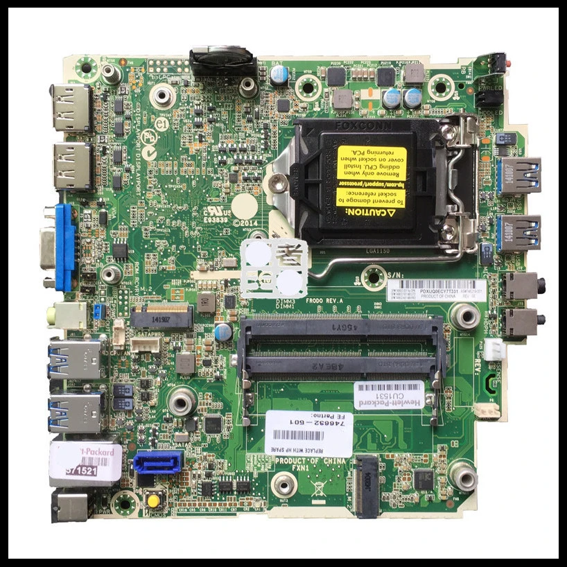 Высококачественная десктопная материнская плата 746632 001 для HP ProDesk 600 G1 DM 746219 501
