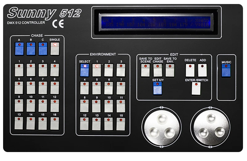 DJworld DMX консоль 1024 контроллер для освещение для сцены DMX 512 DJ контроллер оборудование международный стандарт движущийся головной свет