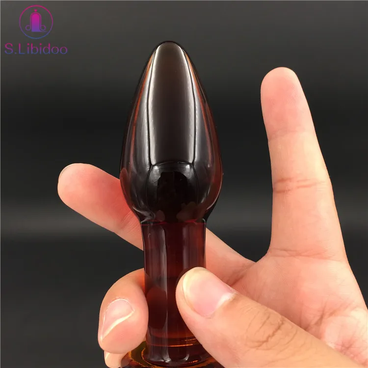 Фаллоимитатор с бусинами из пирекс стекла 11 мм Анальная пробка Искусственный