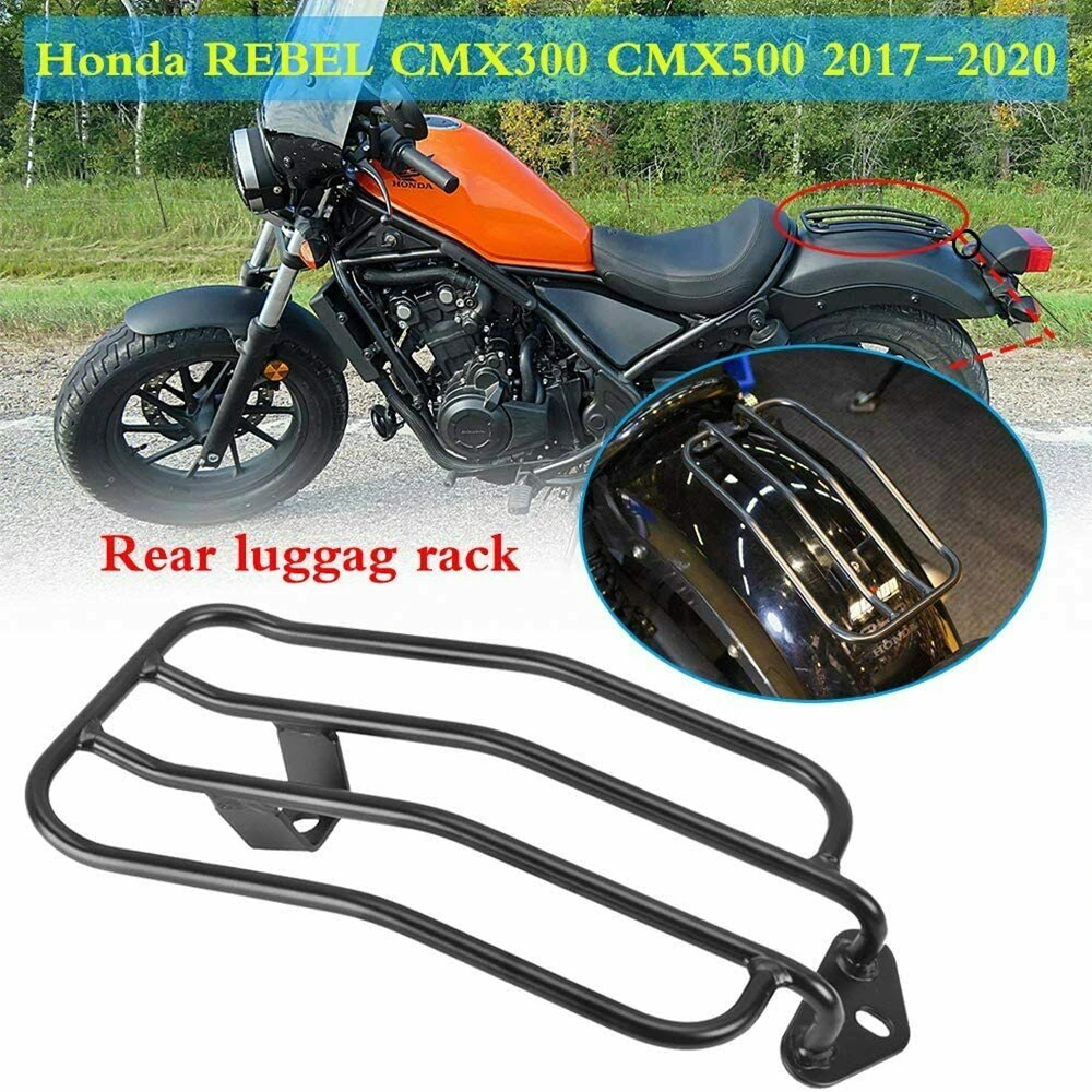 

For Honda Rebel CMX 500 Accessories Rear Luggage Rack Carrier Case Support Holder Bracket CMX 300 CMX500 2017 18 2019 2020 2021