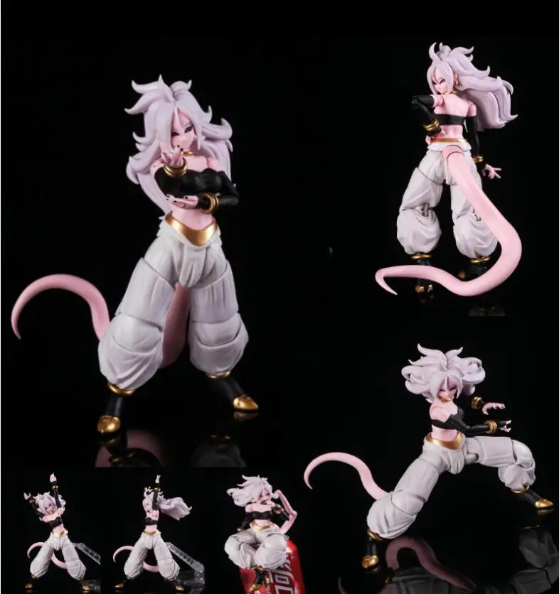 

Фигурка SHF из аниме «Драконий жемчуг», 16 см, Z, Android № 21, Женская экшн-фигурка Buu Dragonball, Коллекционная модель куклы